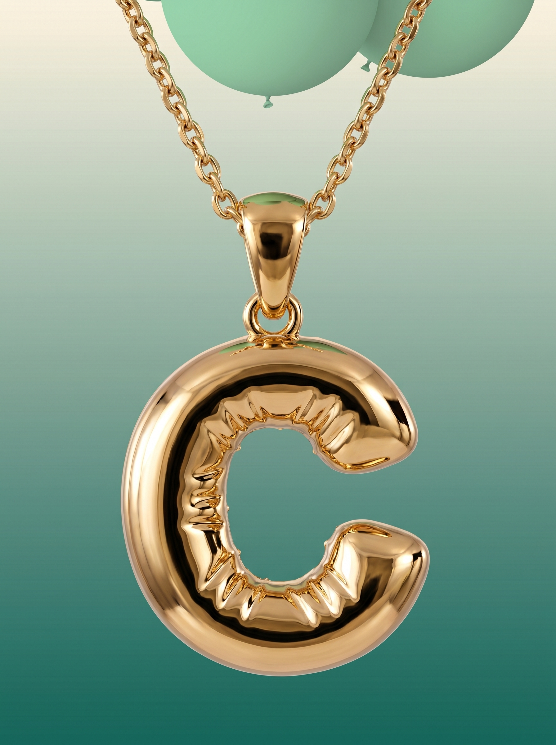 Alphabet Pendant – Letter C