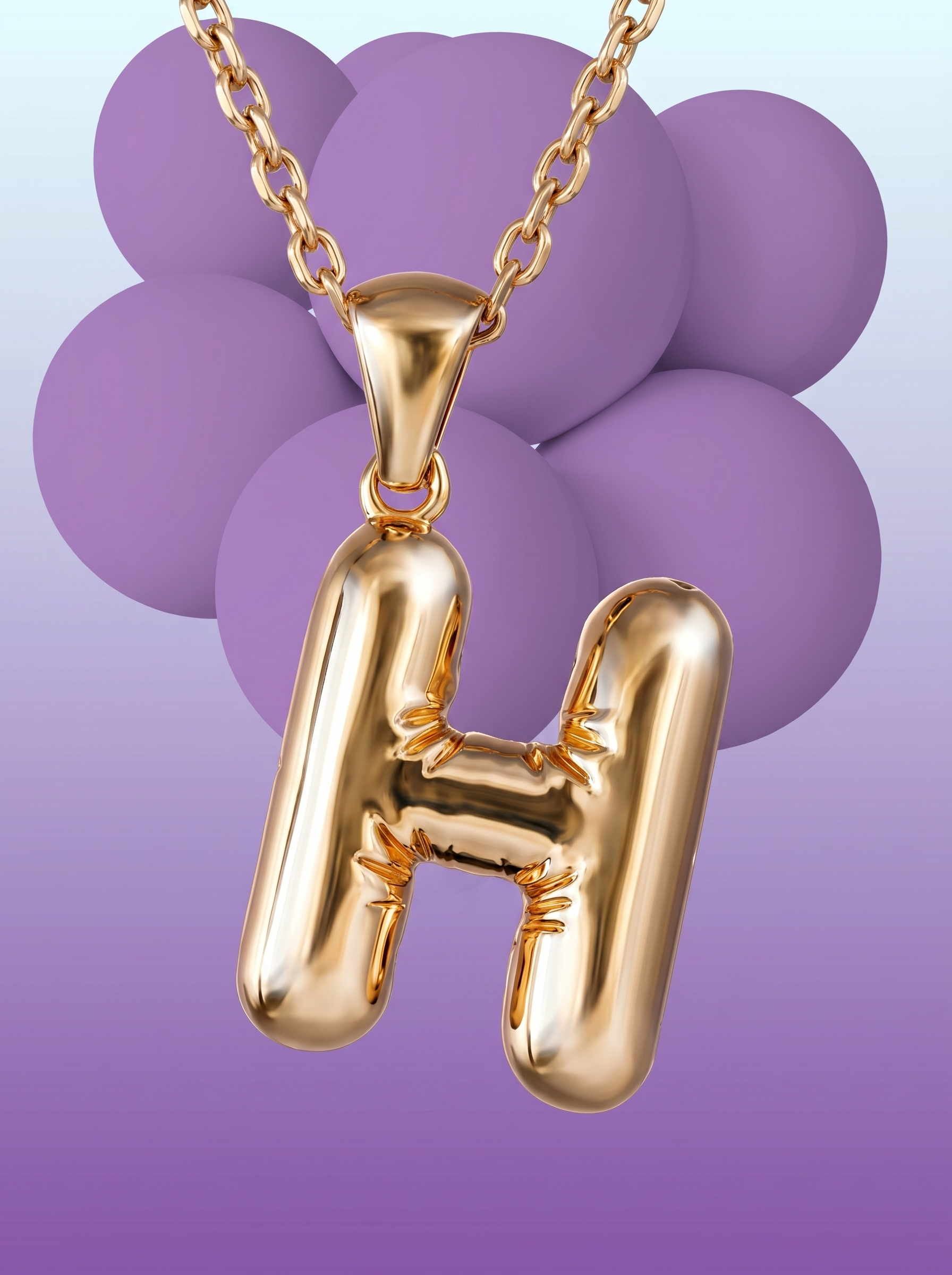 Alphabet Pendant – Letter H