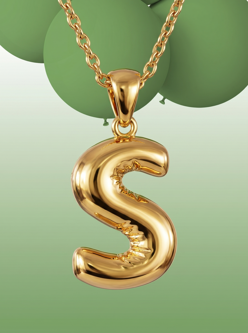 Alphabet Pendant – Letter S