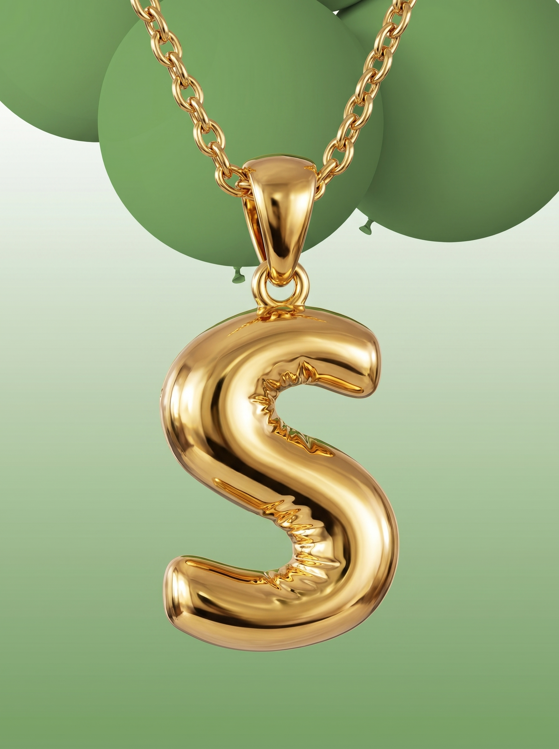 Alphabet Pendant – Letter S