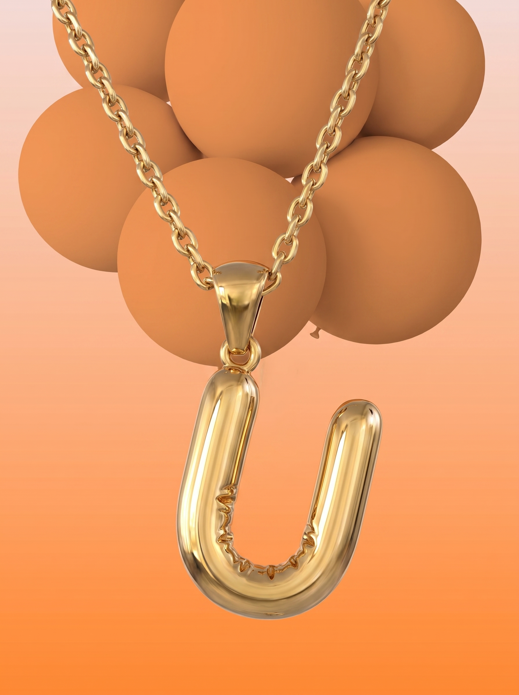 Alphabet Pendant – Letter U