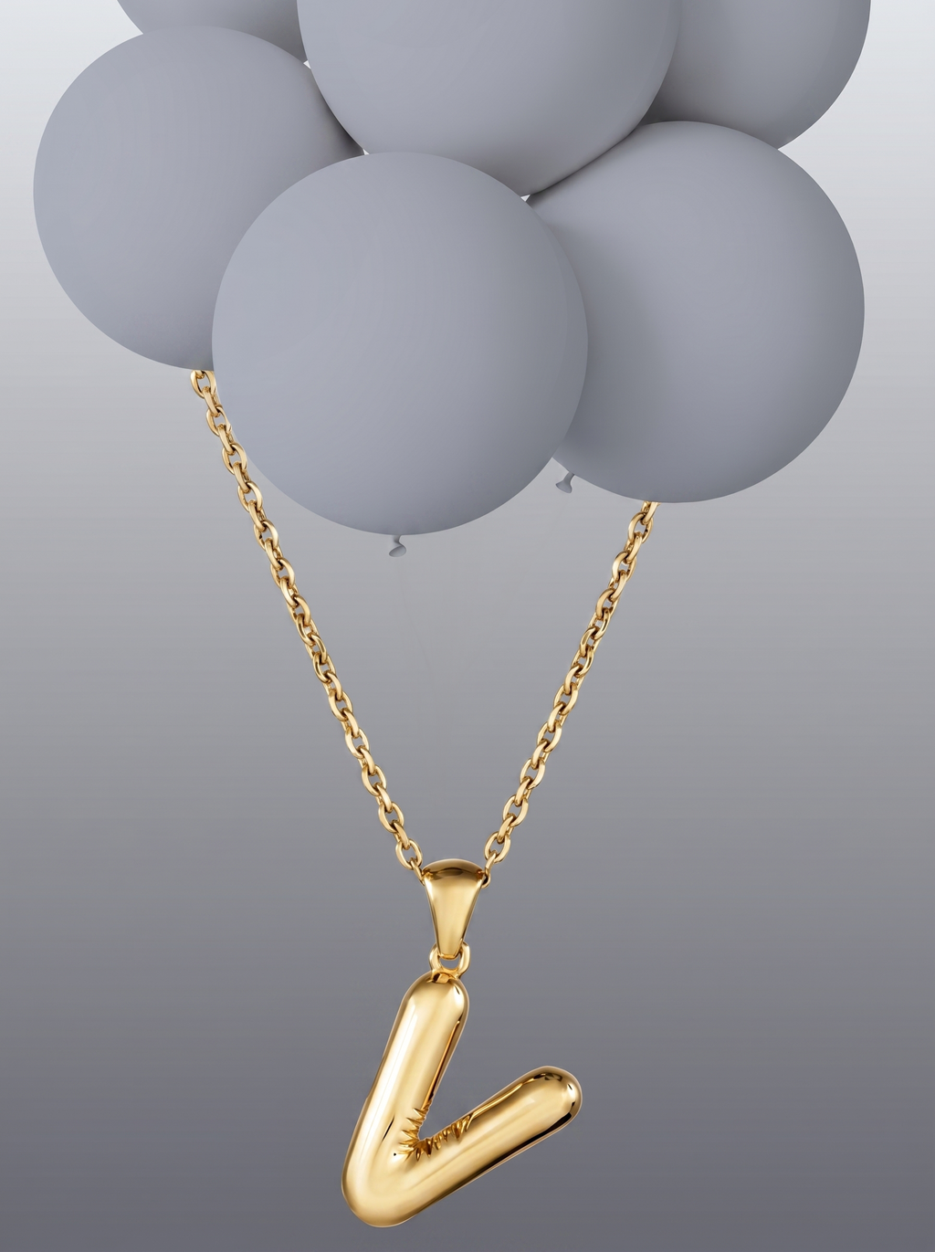 Alphabet Pendant – Letter V