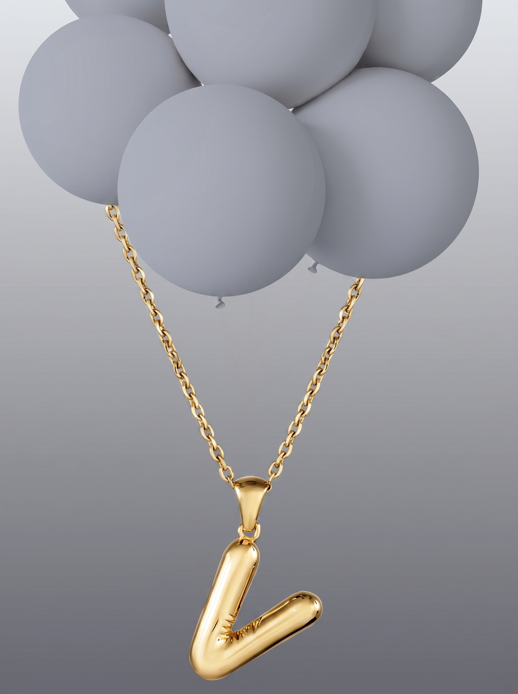 Alphabet Pendant – Letter V