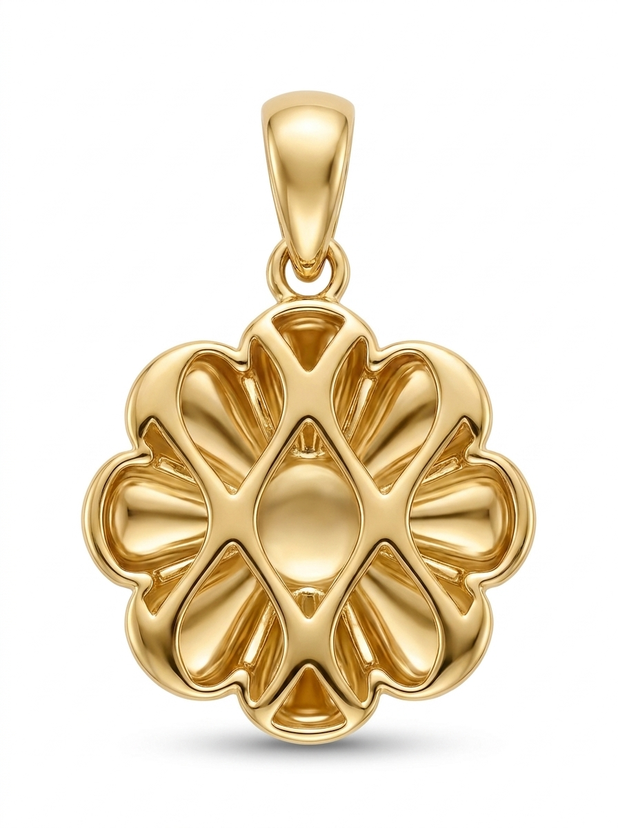 Puffy Daisy pendant — B