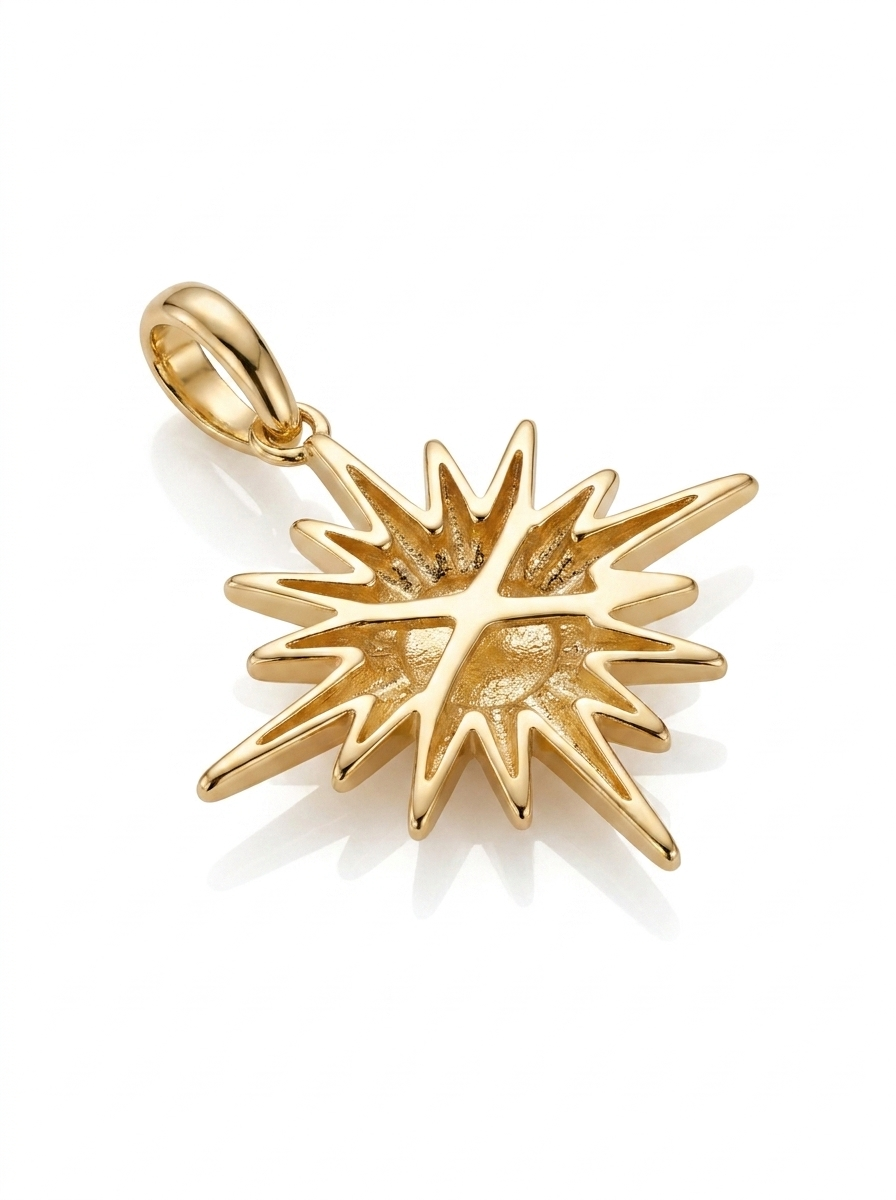 Radiant Sunburst pendant — B