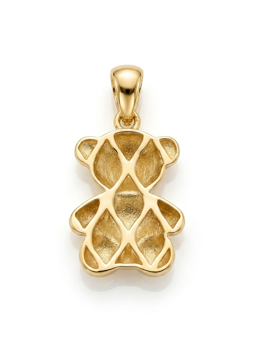 Sitting Teddy Bear pendant — B