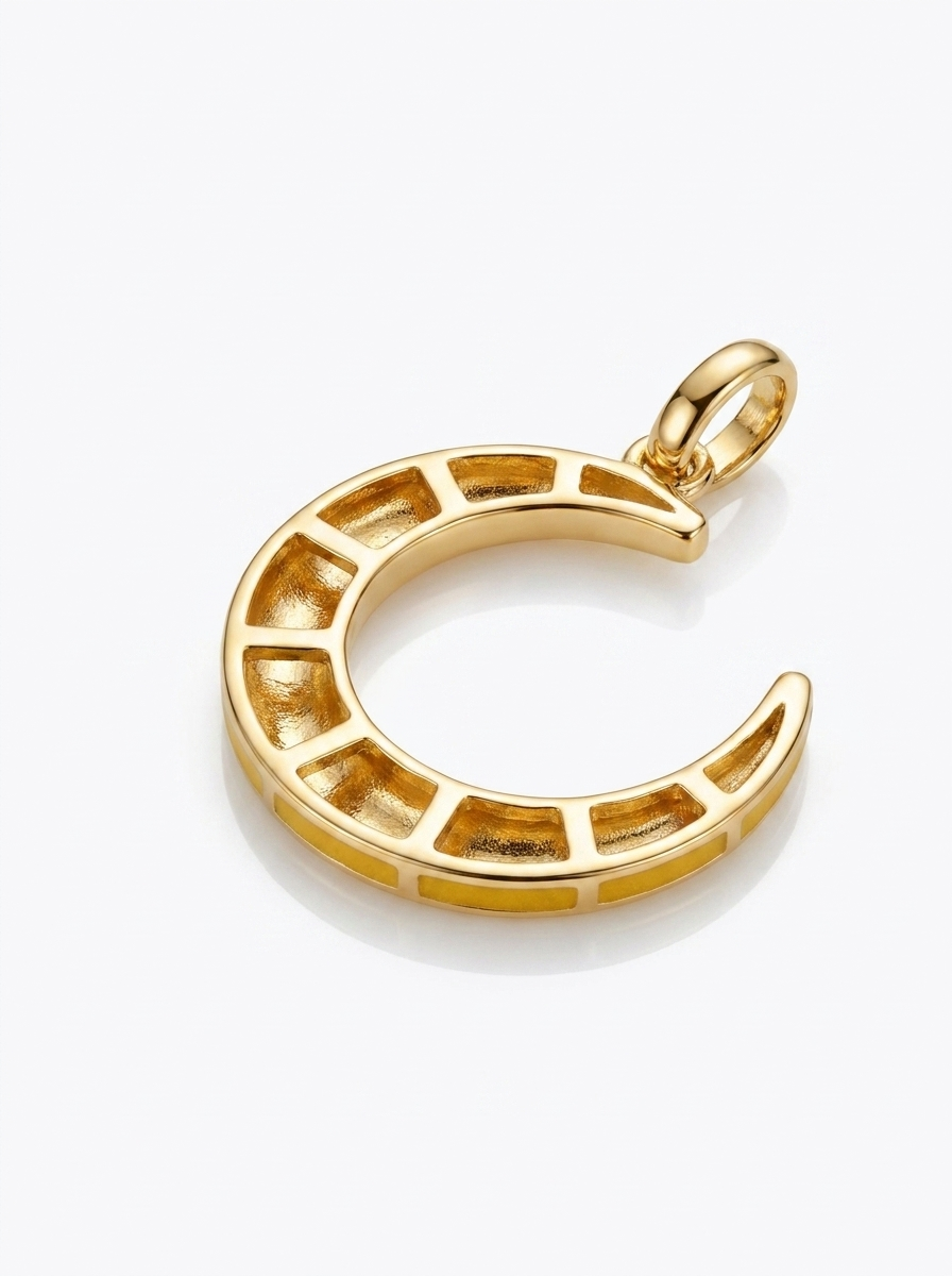 Crescent Moon pendant — B