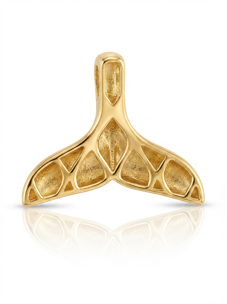 Whale Tail pendant — B