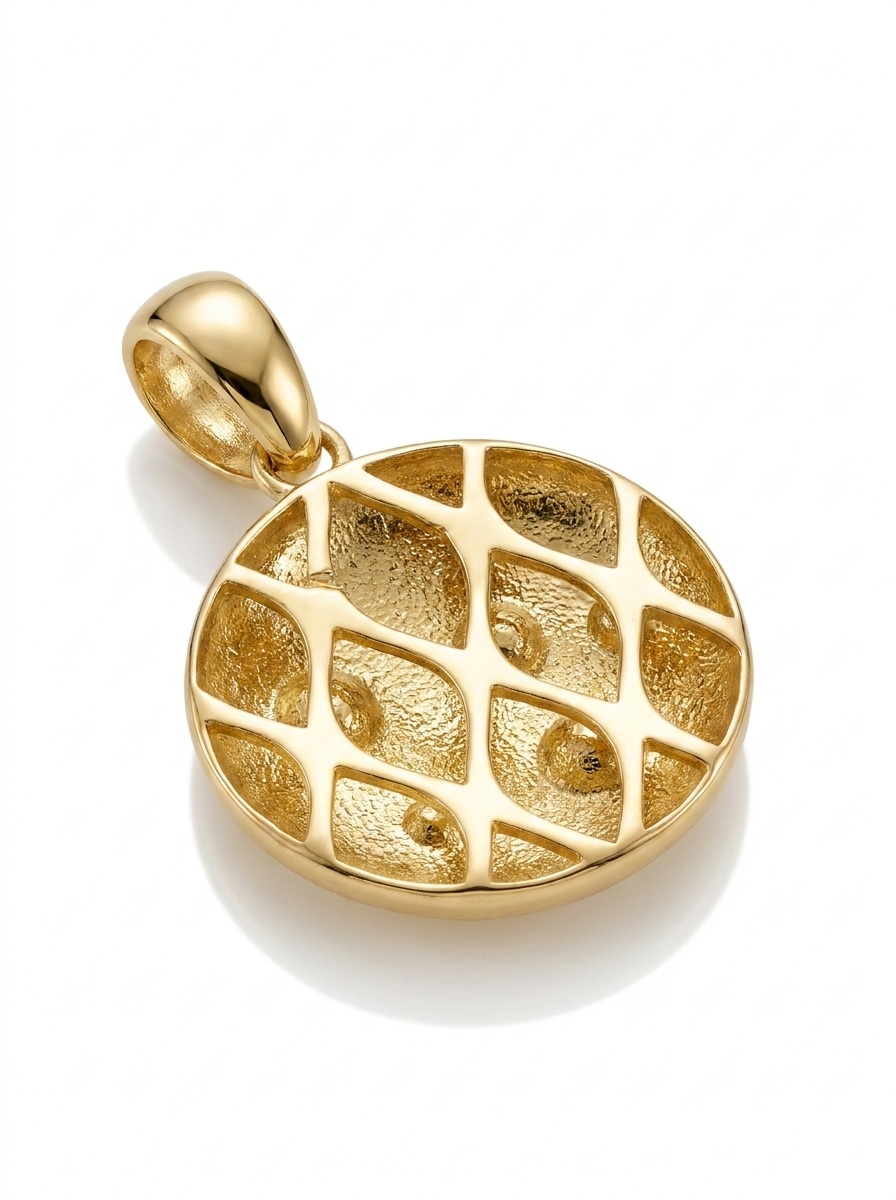 Smiley Face Orb pendant — B