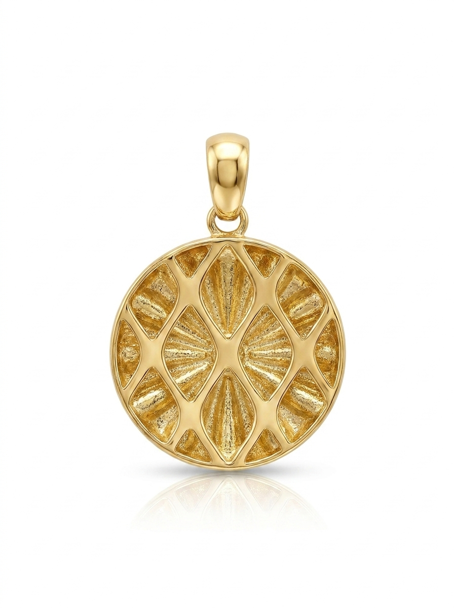 Sunburst Medallion pendant — B