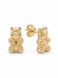 Gummy Bear Gold Earring - Gold Earring Pair