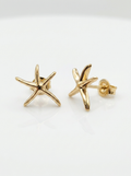 Dancing Starfish Gold Earring - Gold Earring Pair
