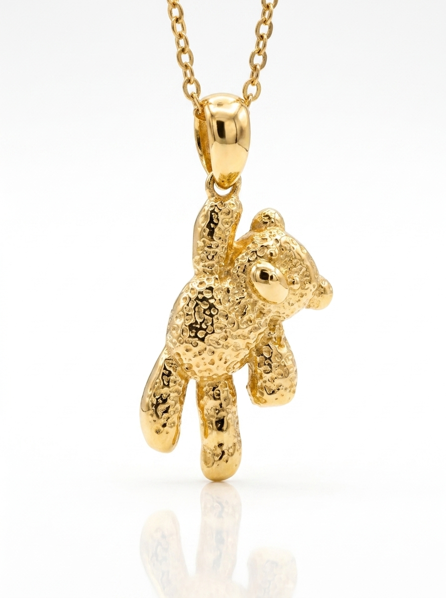 Textured Teddy Bear pendant — FCP