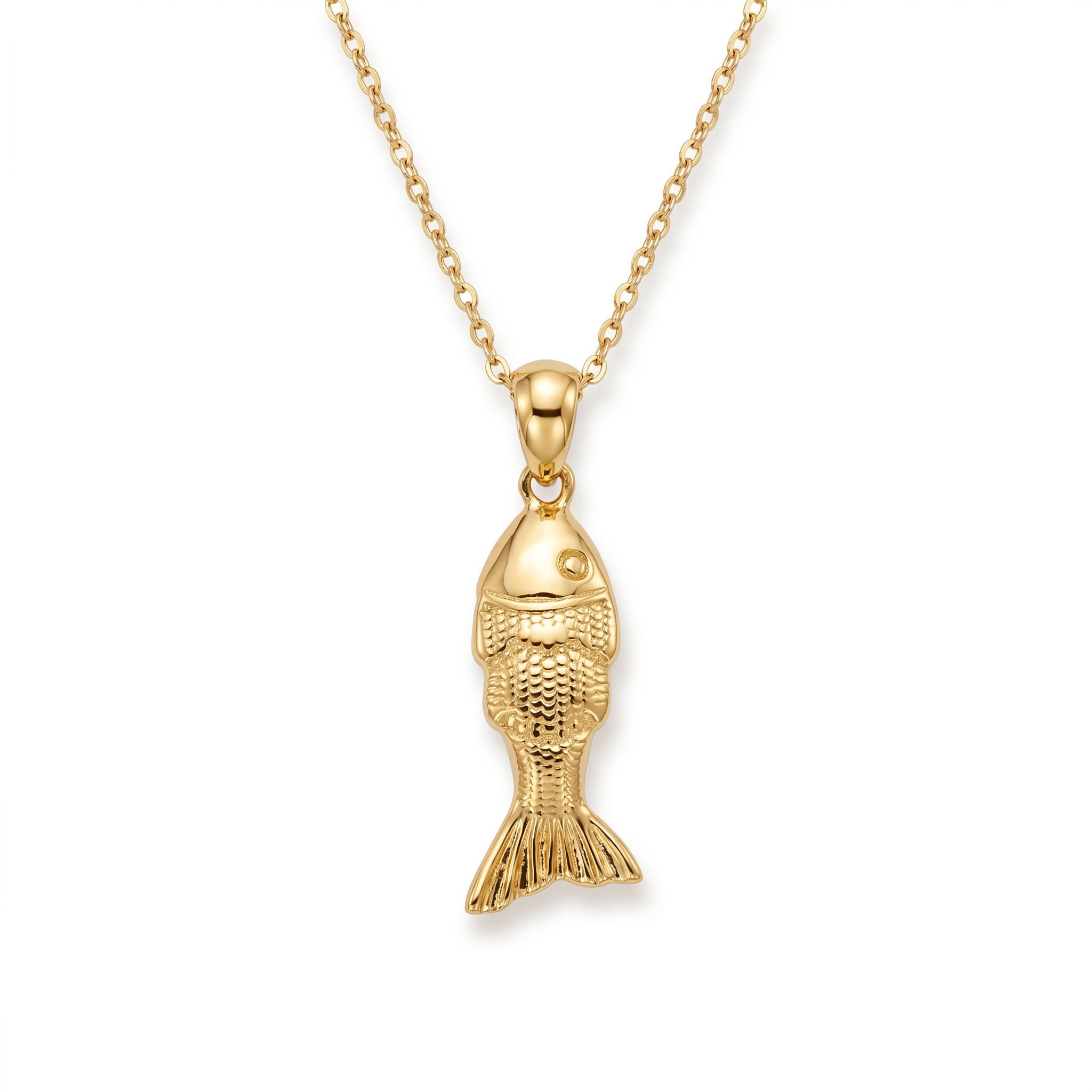 Swimming Koi Fish pendant — FCP