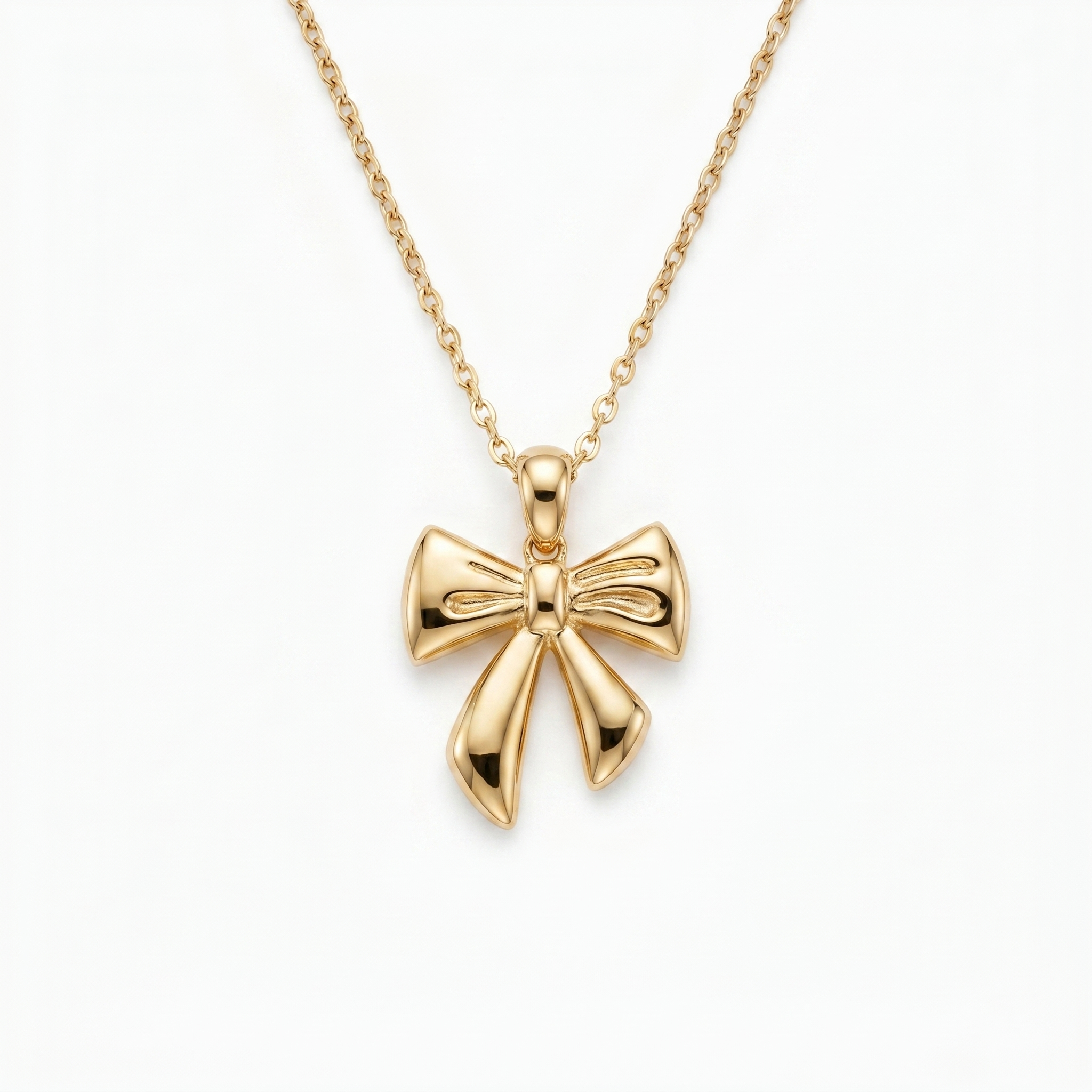 Delicate Ribbon Bow pendant — FCP