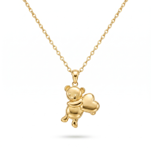 Bear Hugging Heart pendant — FCP