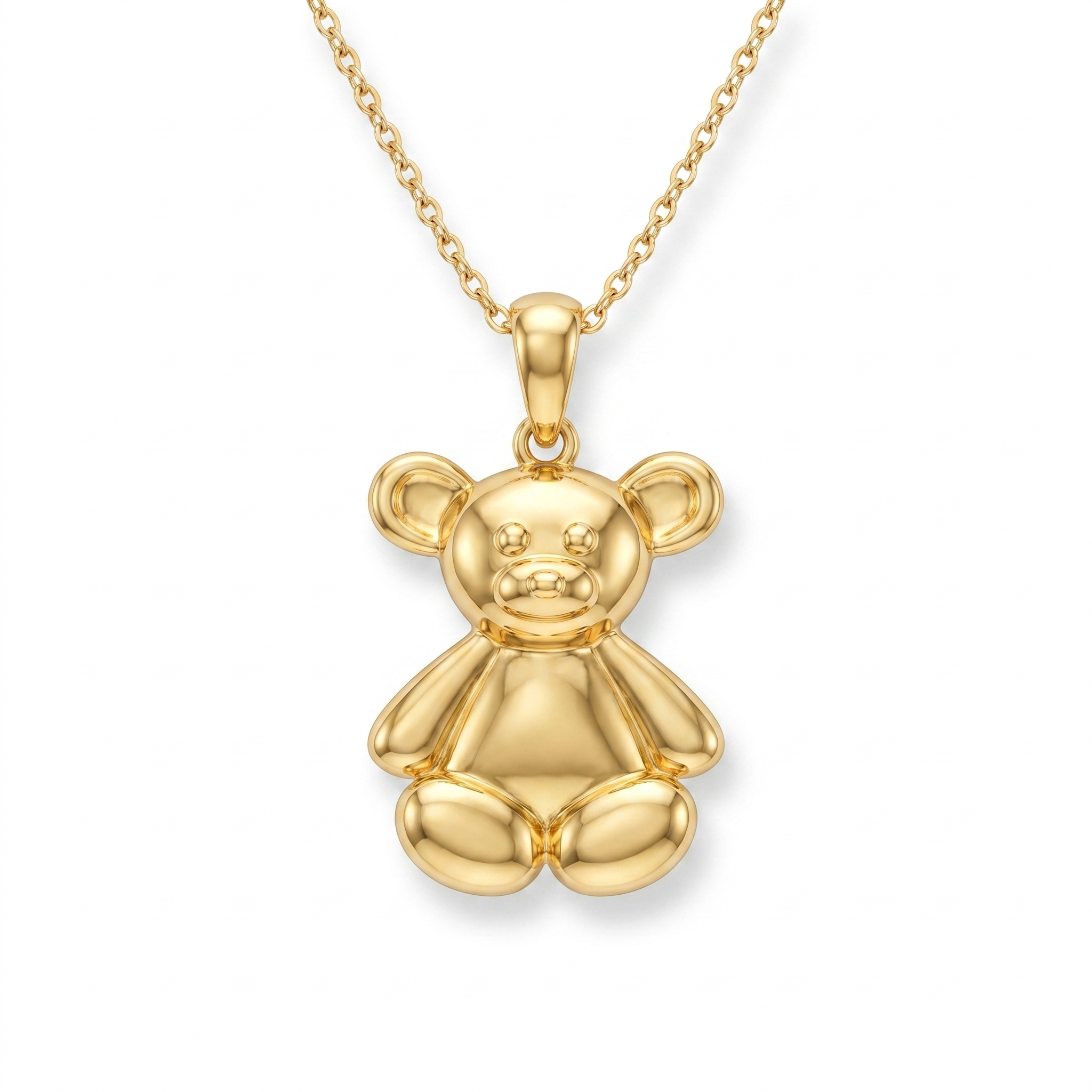 Seated Teddy Bear pendant — FCP