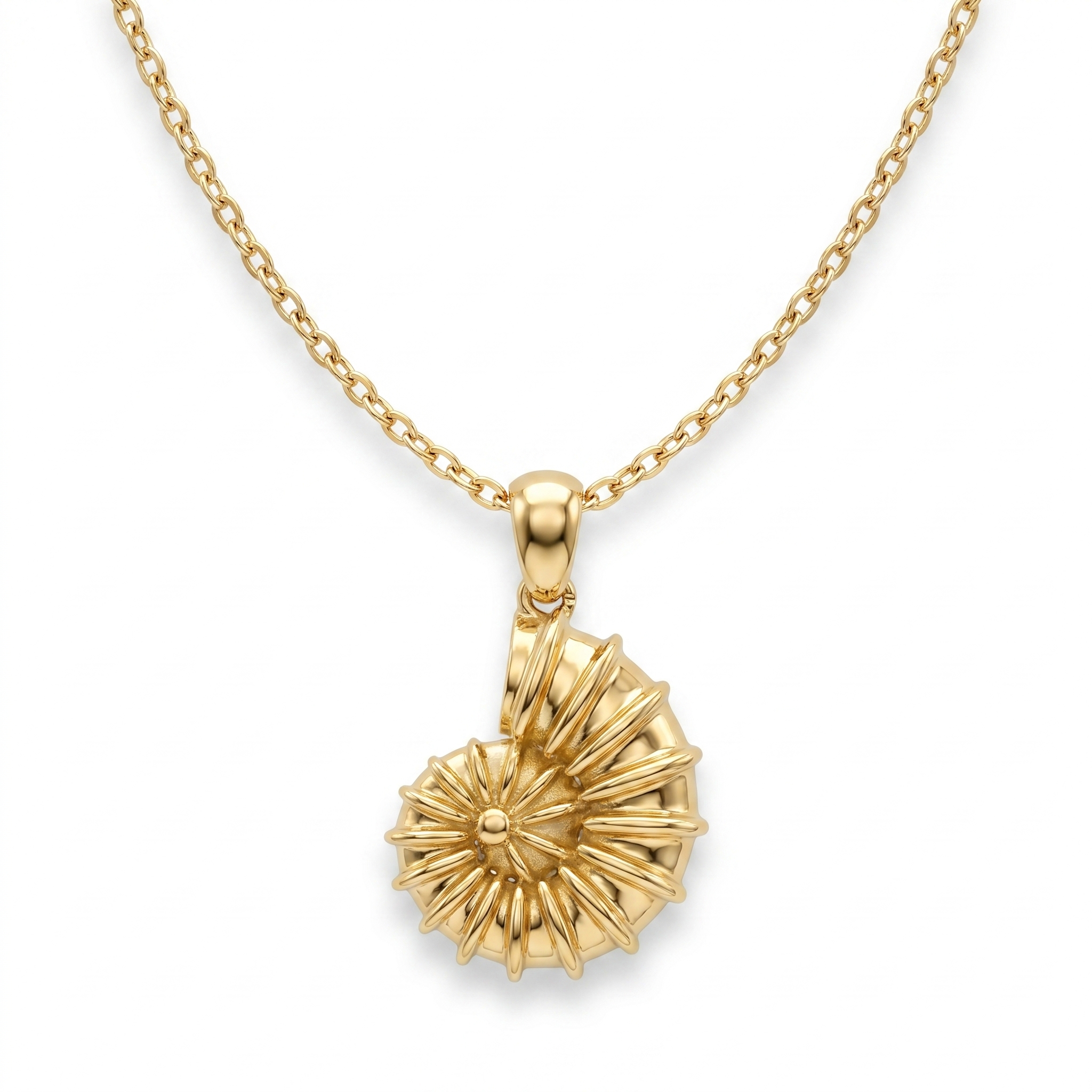 Spiral Nautilus pendant — FCP
