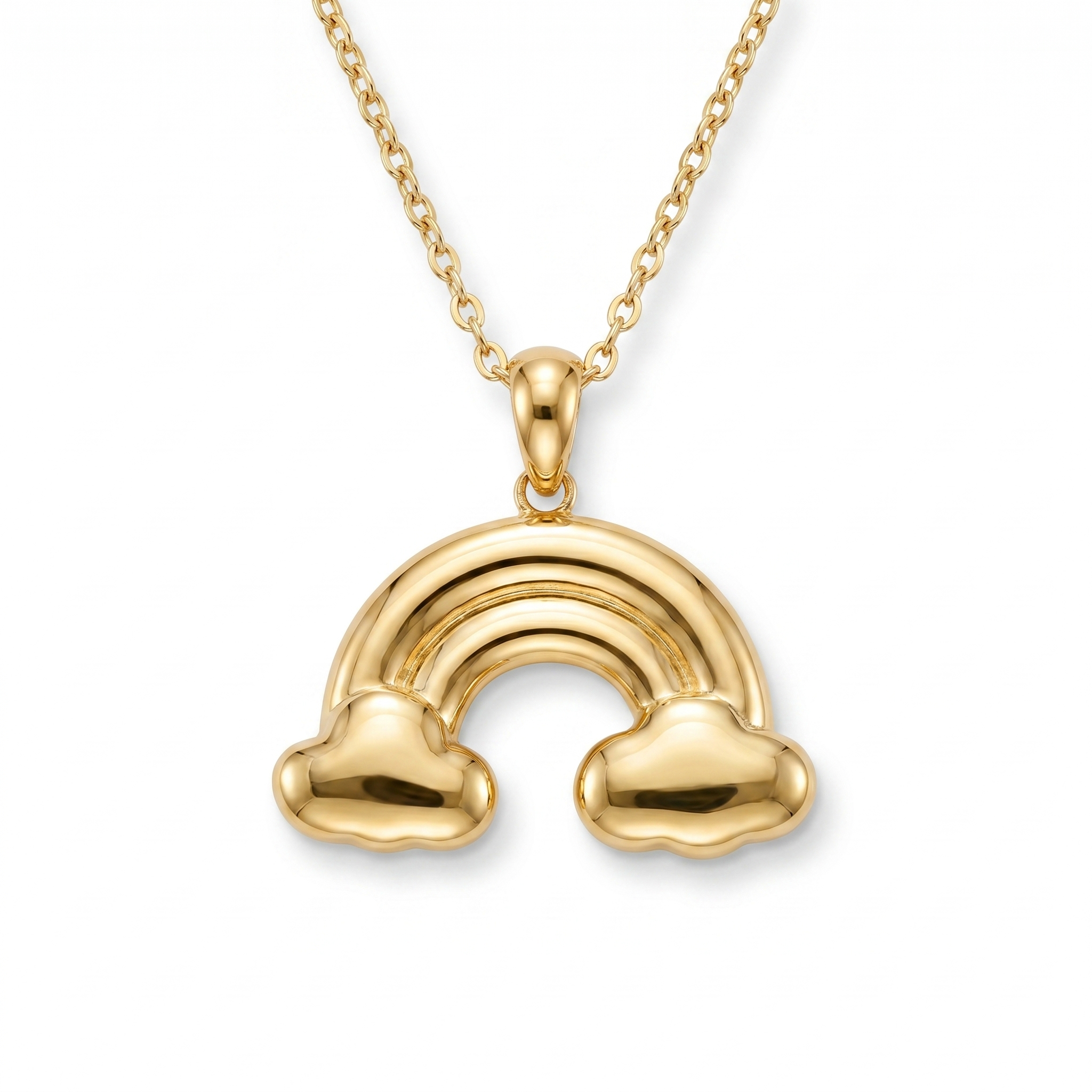 Rainbow with Clouds pendant — FCP