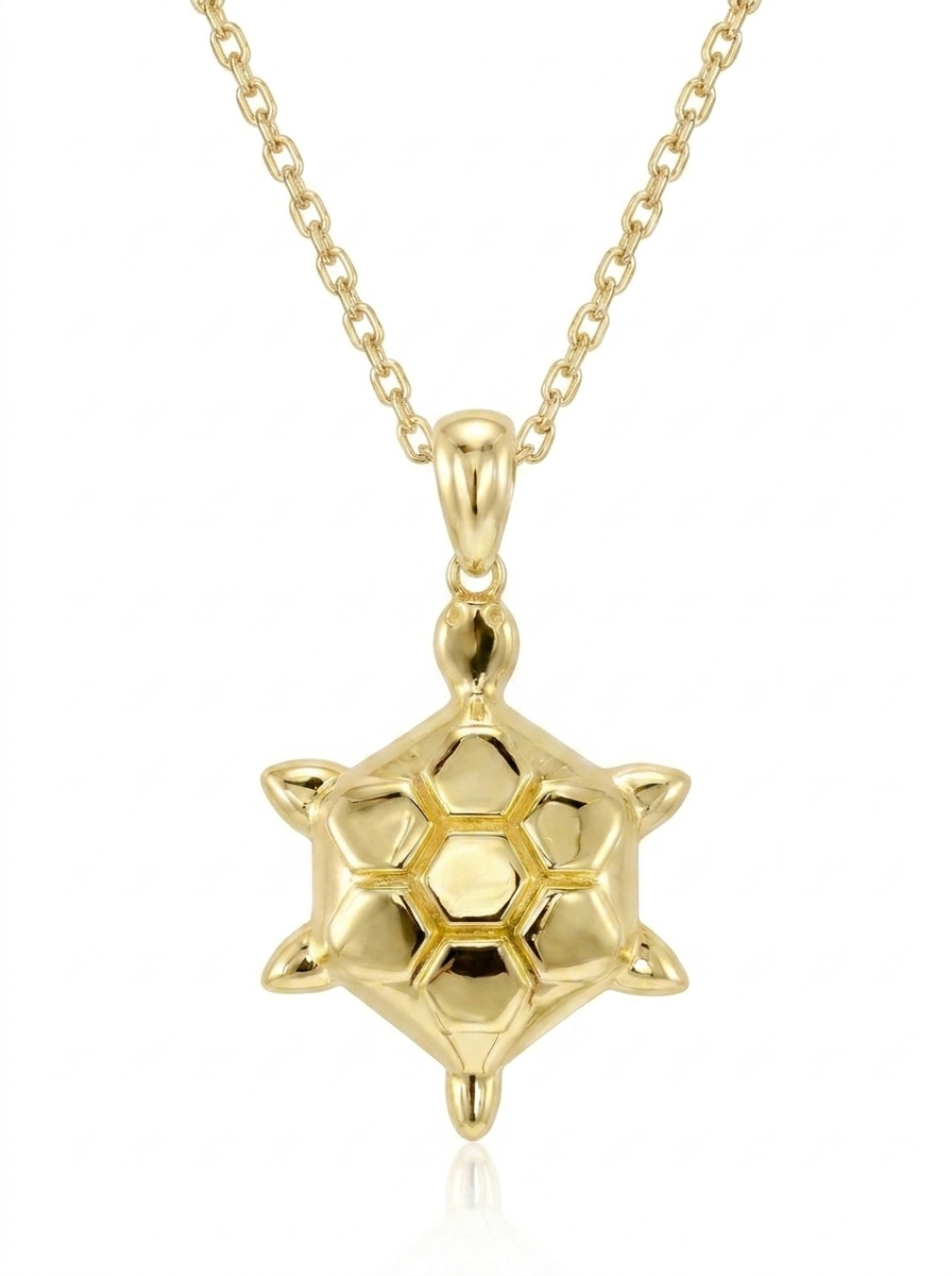 Honeycomb Turtle pendant — FCP