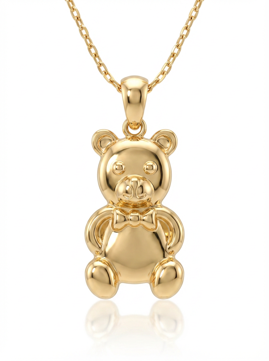 Bowtie Teddy Bear pendant — FCP
