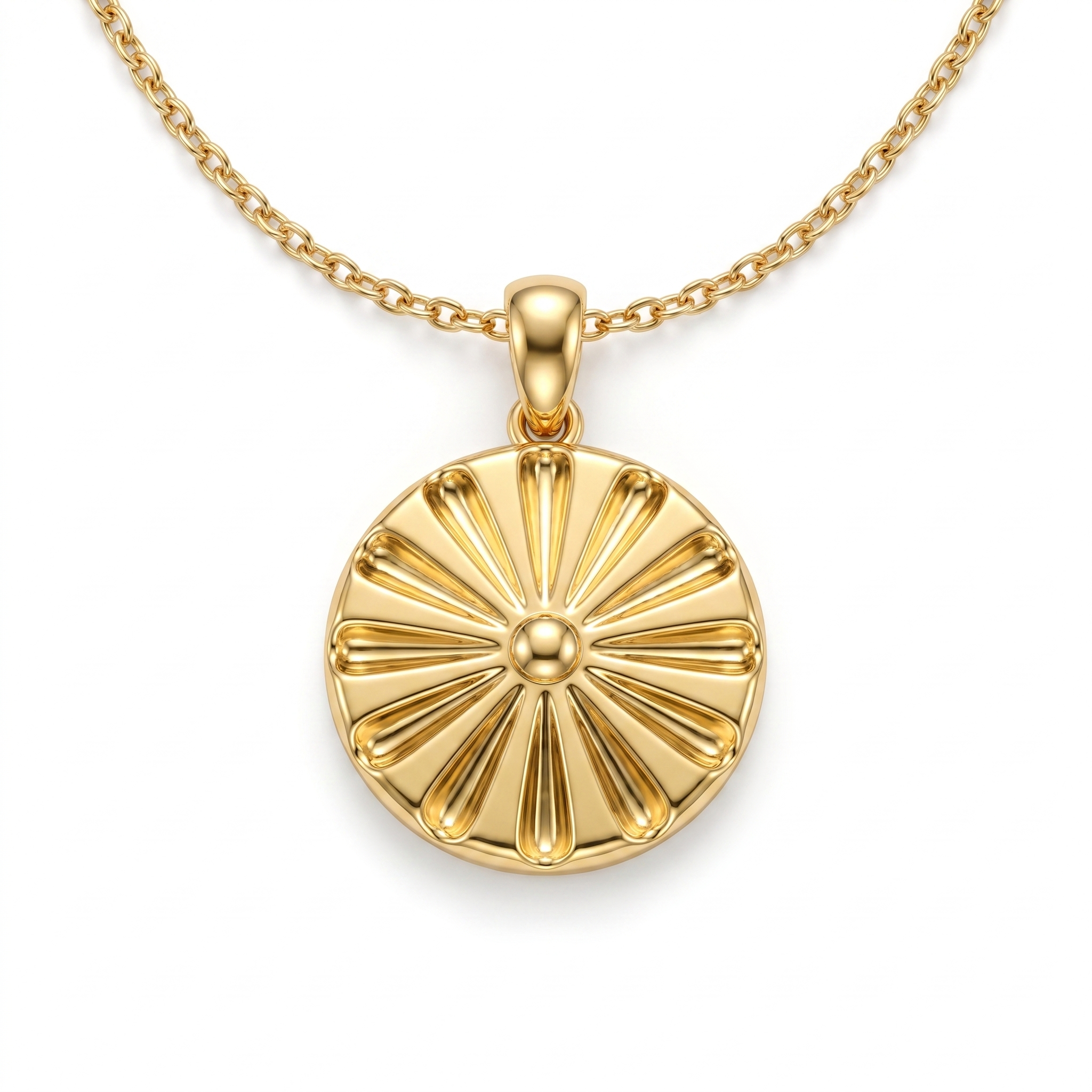 Sunburst Medallion pendant — FCP
