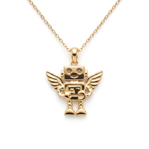 Angel Robot Pendant