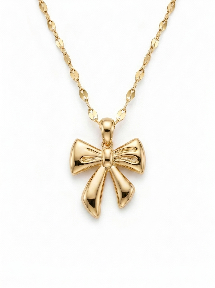 Delicate Ribbon Bow pendant — LCP