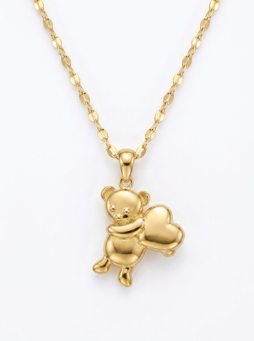 Bear Hugging Heart pendant — LCP