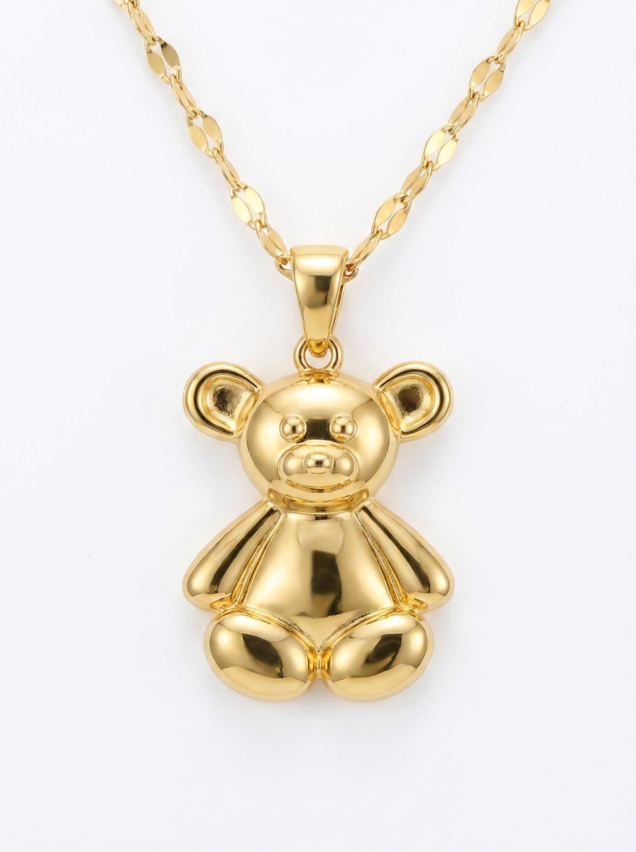 Seated Teddy Bear pendant — LCP