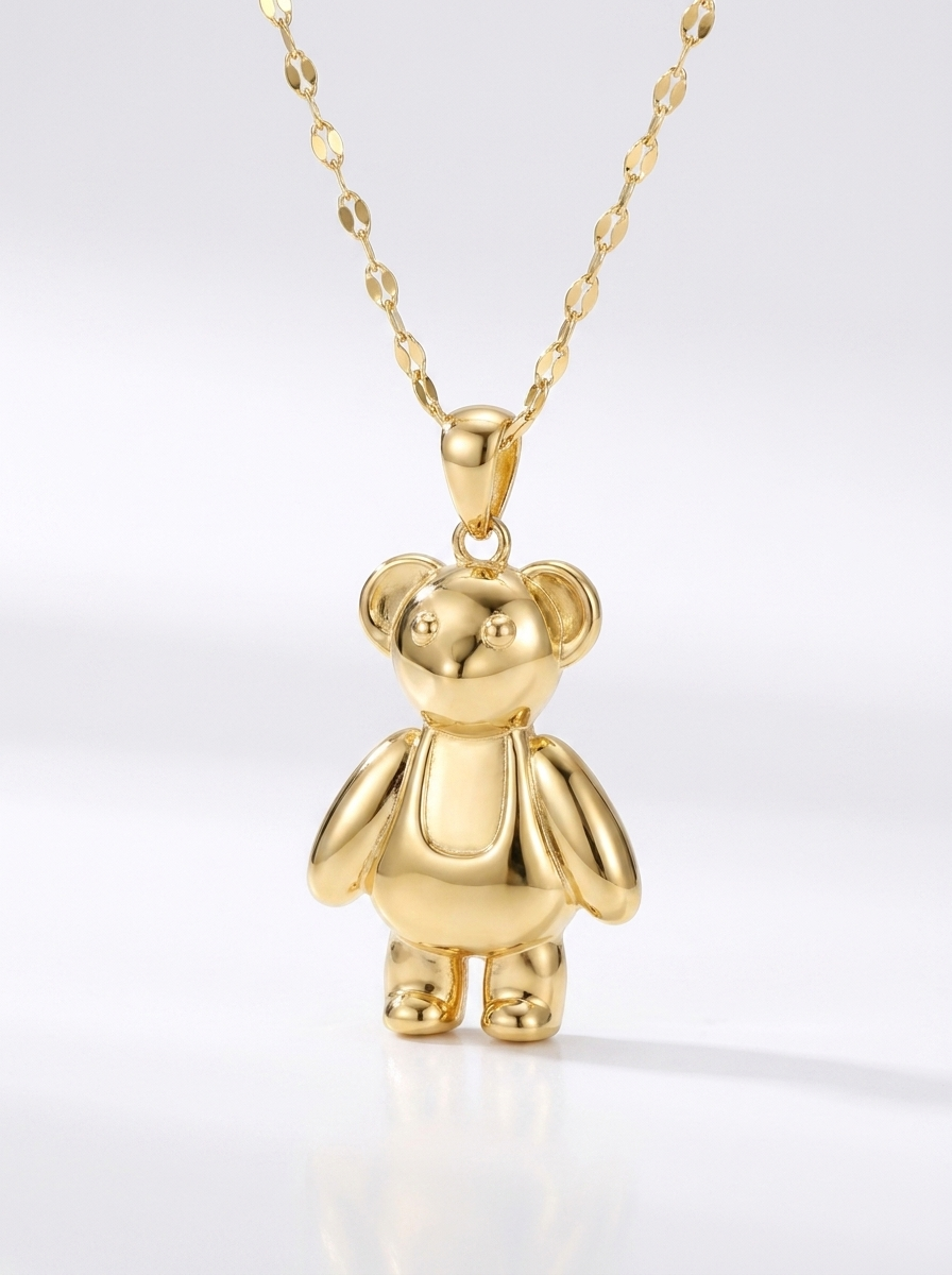 Stitched Teddy Bear pendant — LCP