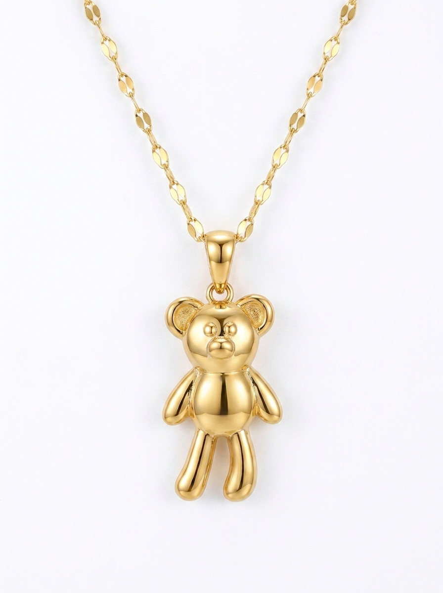 Standing Plush Bear pendant — LCP
