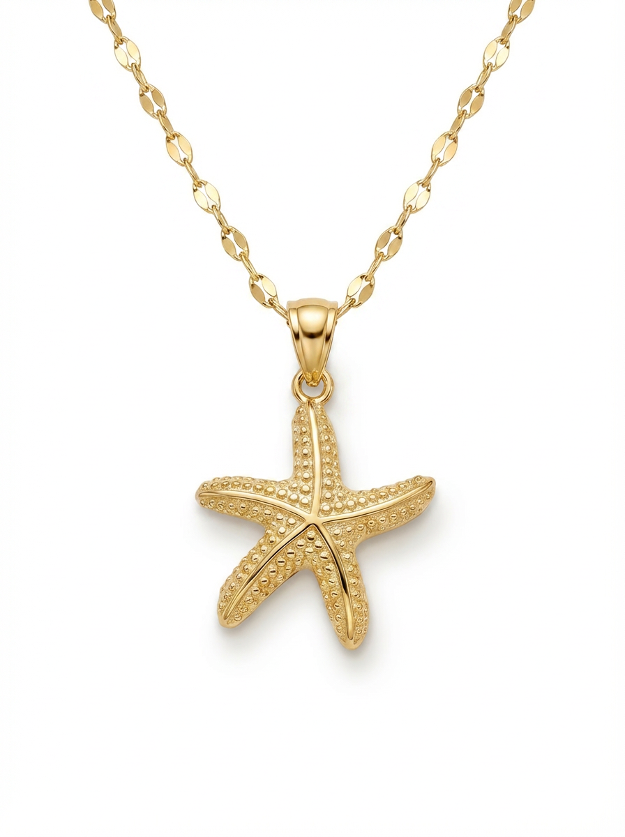 Beaded Starfish pendant — LCP