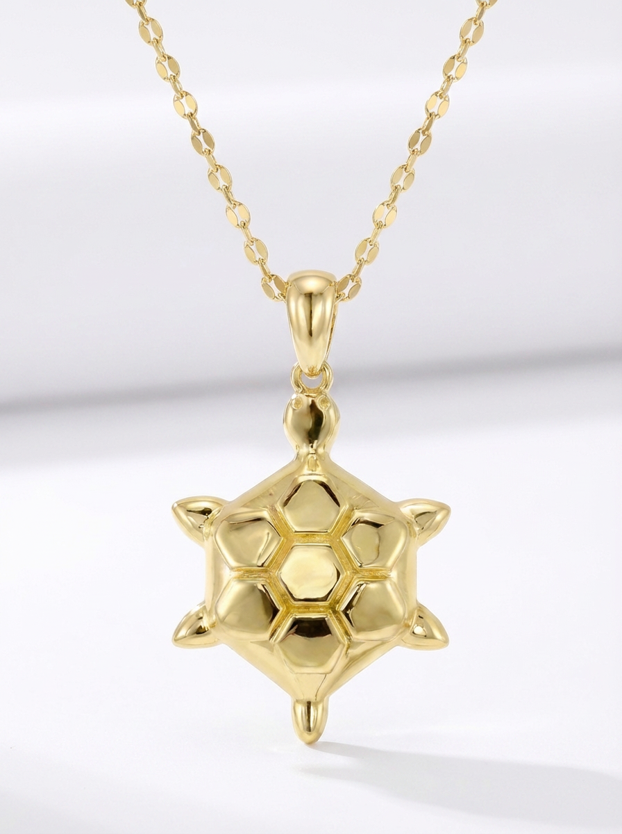 Honeycomb Turtle pendant — LCP