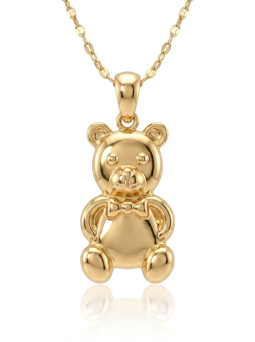 Bowtie Teddy Bear pendant — LCP