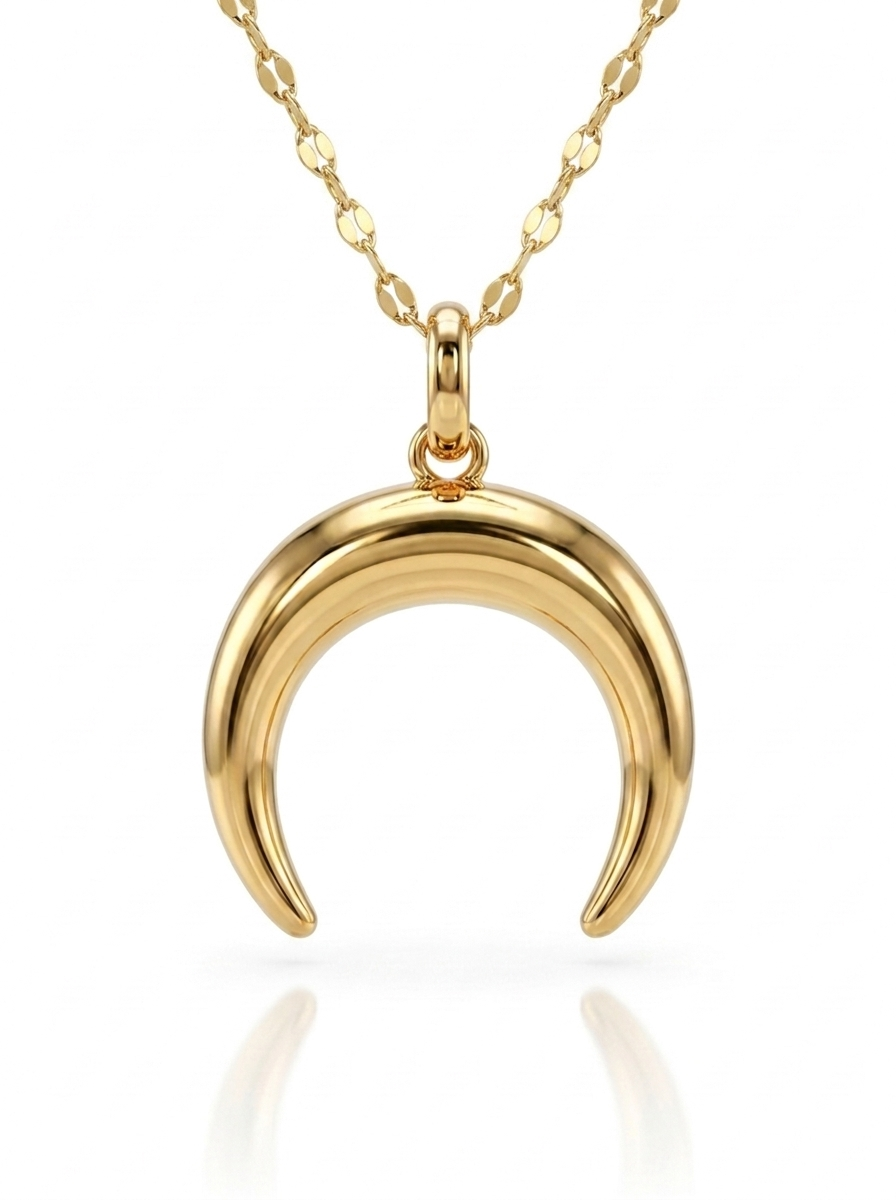 Smooth Double Horn pendant — LCP