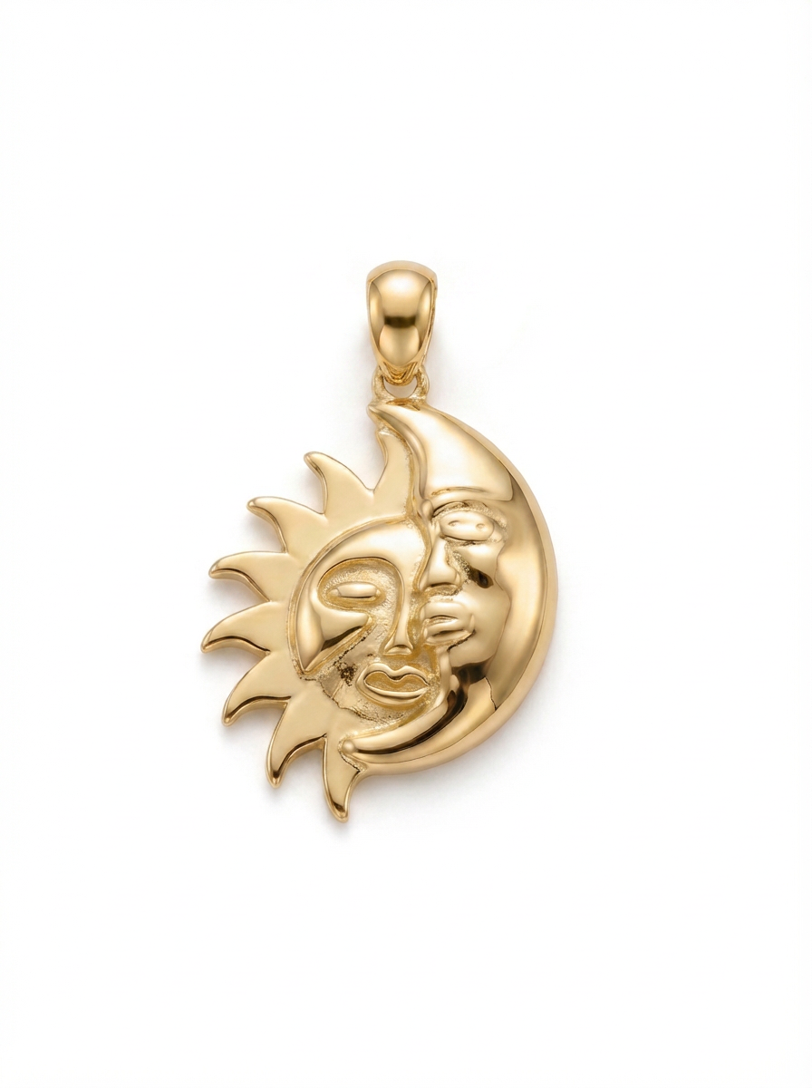Sun and Moon pendant — N