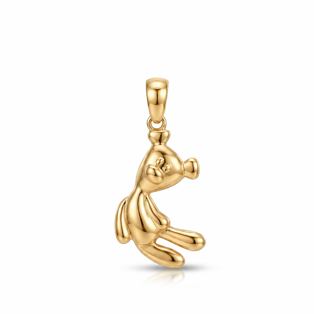 Playful Teddy Bear pendant — N