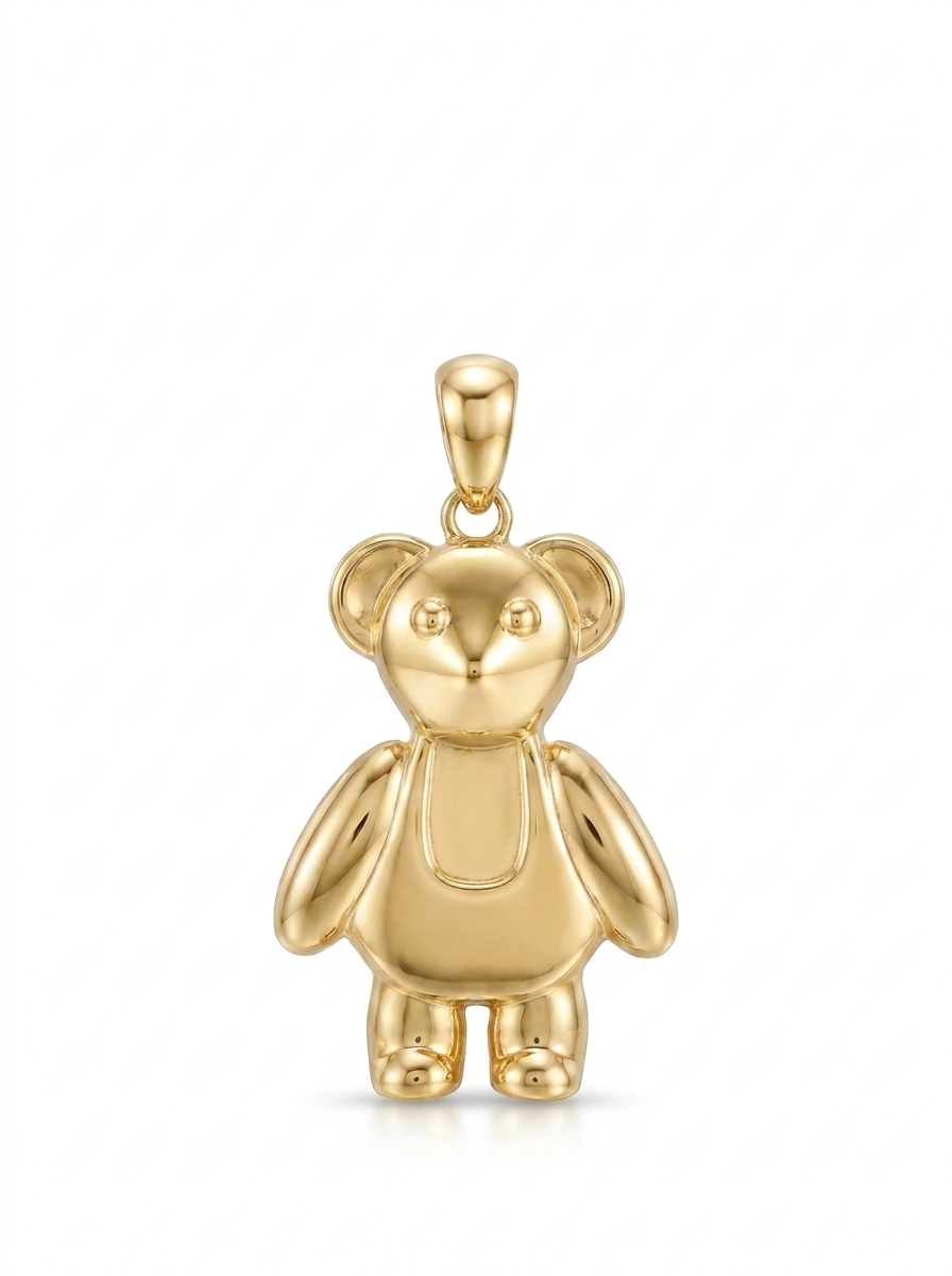 Stitched Teddy Bear pendant — N