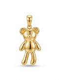 Standing Plush Bear pendant — N
