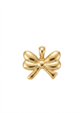 Puffed Ribbon Bow pendant — N