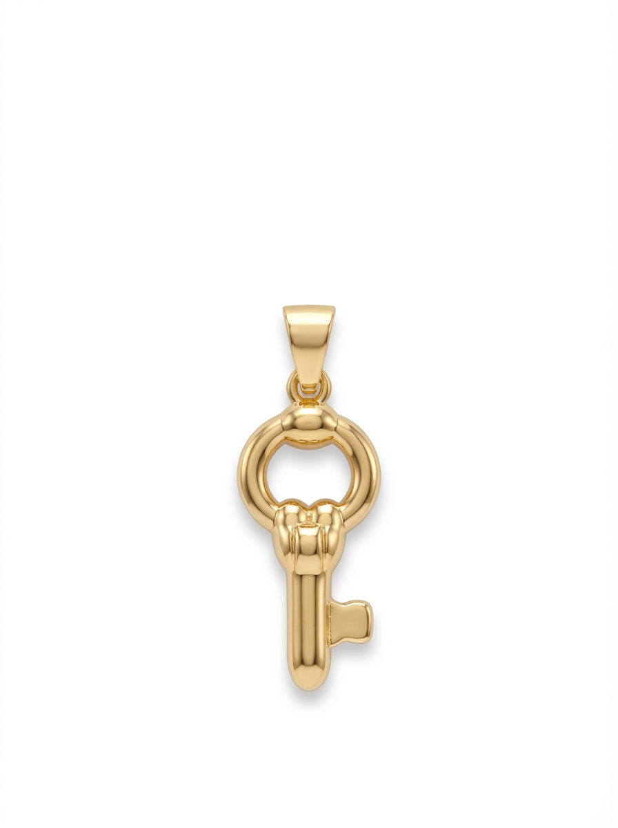 Vintage Skeleton Key pendant — N