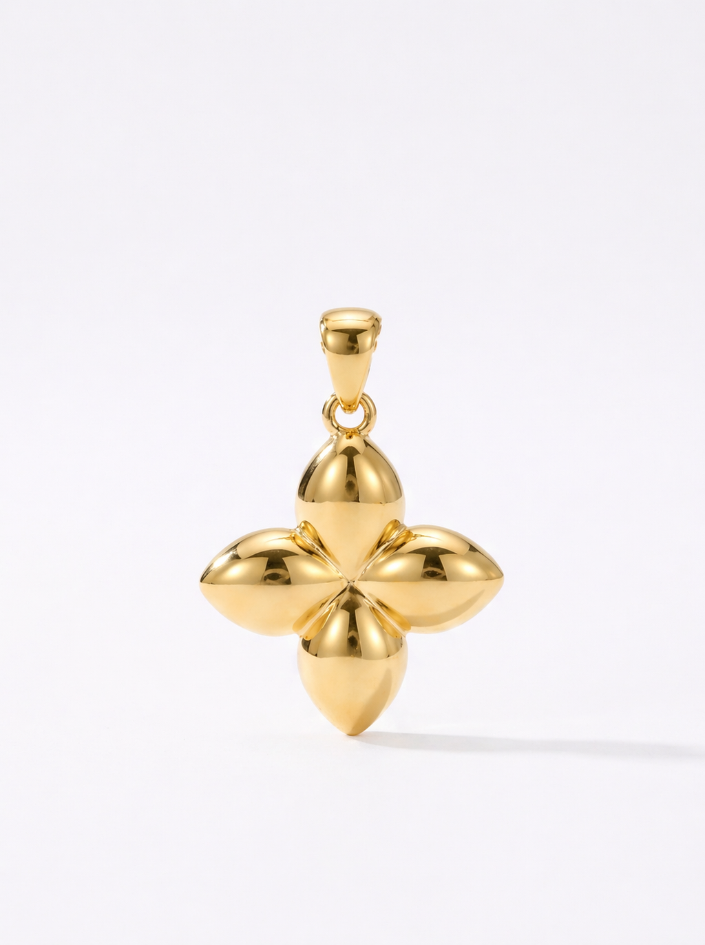 Puffed Clover pendant — N