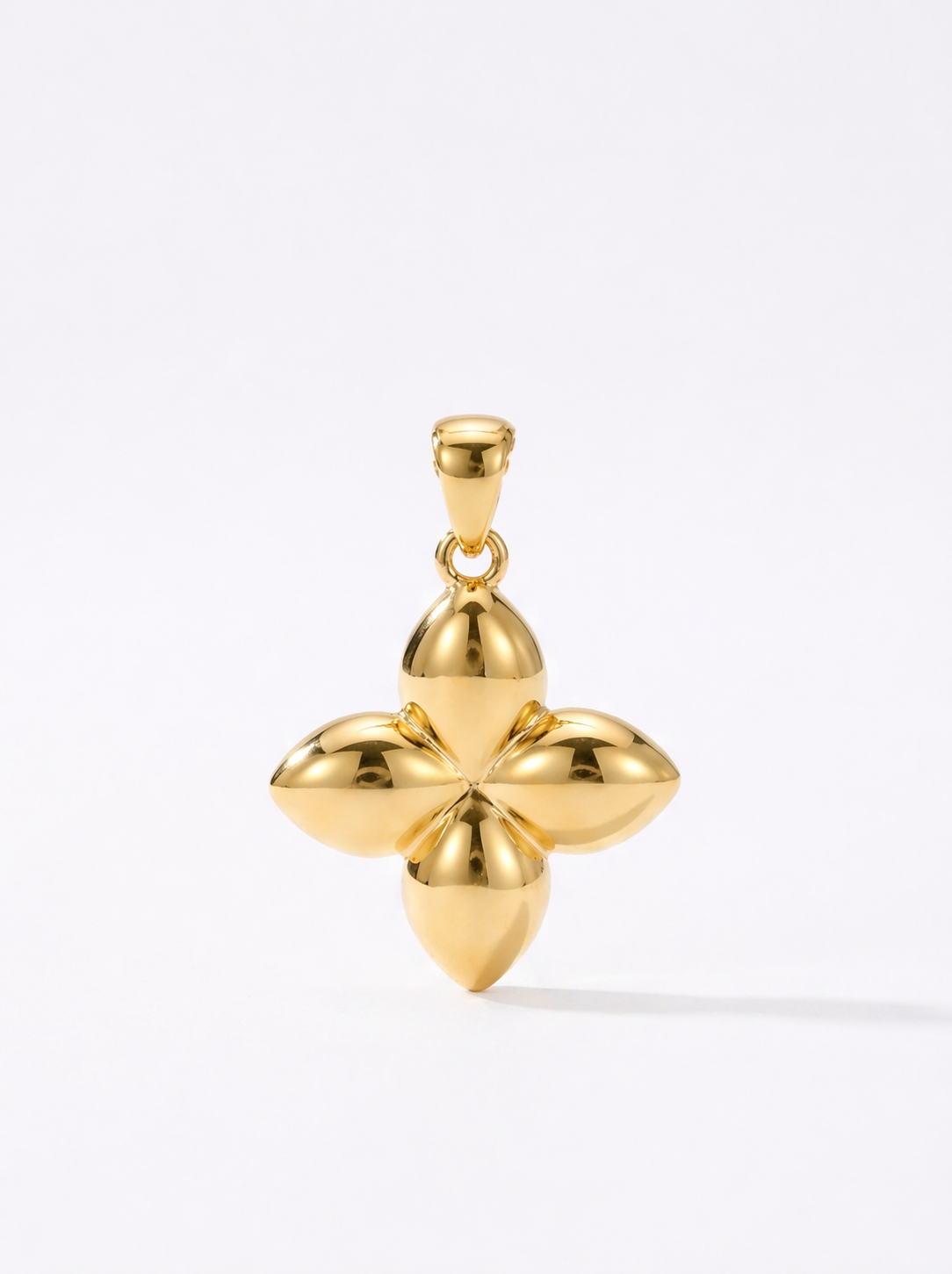 Puffed Clover pendant — N