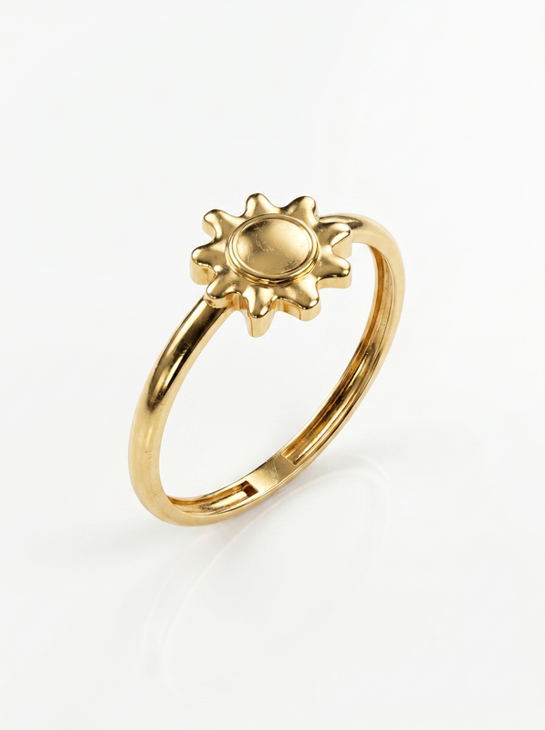 Radiant Star Gold Ring