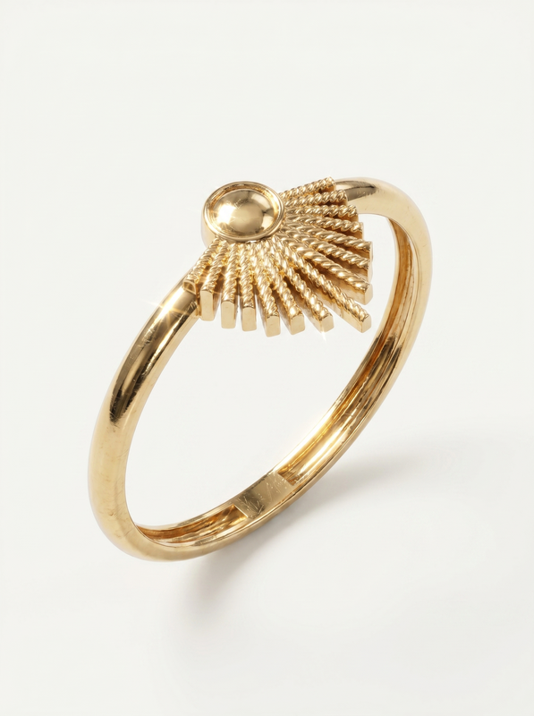 Flowing Sea Star Gold Ring