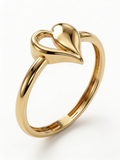 Puffy Blossom Gold Ring