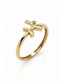 Chubby Kitten Gold Ring