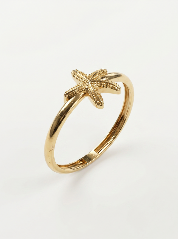 Heart in Hands Gold Ring