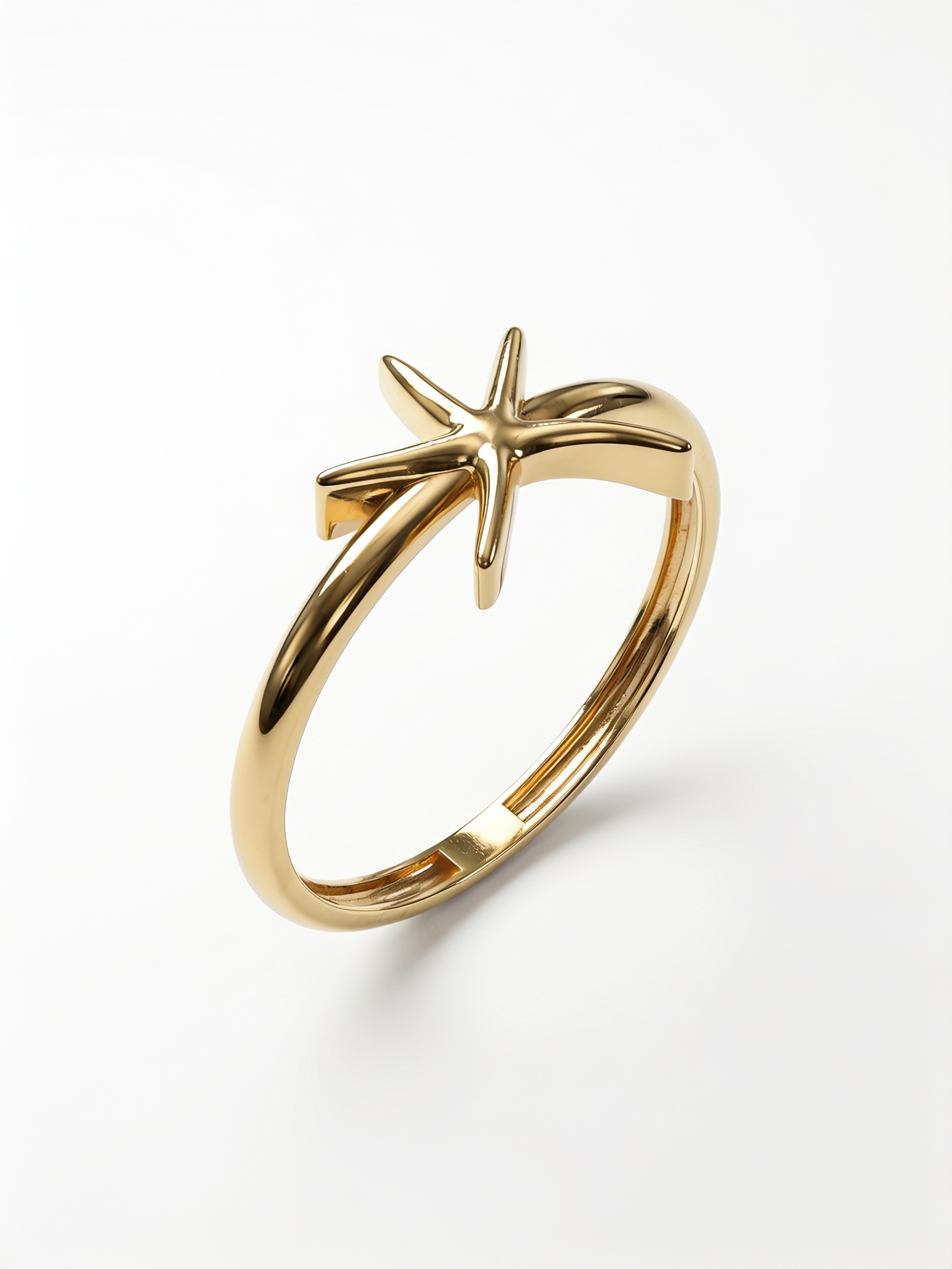 Blooming Tulip Gold Ring